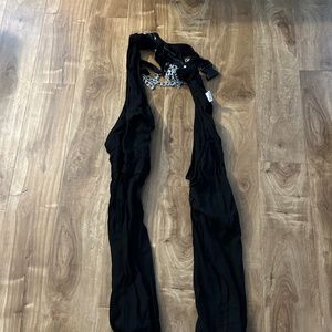 IHeart Raves Black Chaps